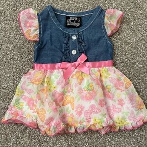 DDG DARLINGS 0-3 Month Baby Girl Dress Pink
